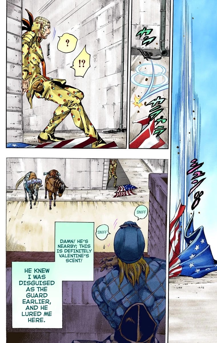 JoJo's Bizarre Adventure Part 7 - Steel Ball Run (Official Colored) chapter 68 page 21
