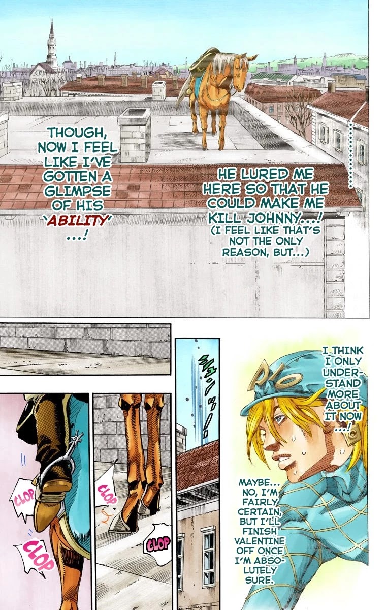 JoJo's Bizarre Adventure Part 7 - Steel Ball Run (Official Colored) chapter 68 page 22
