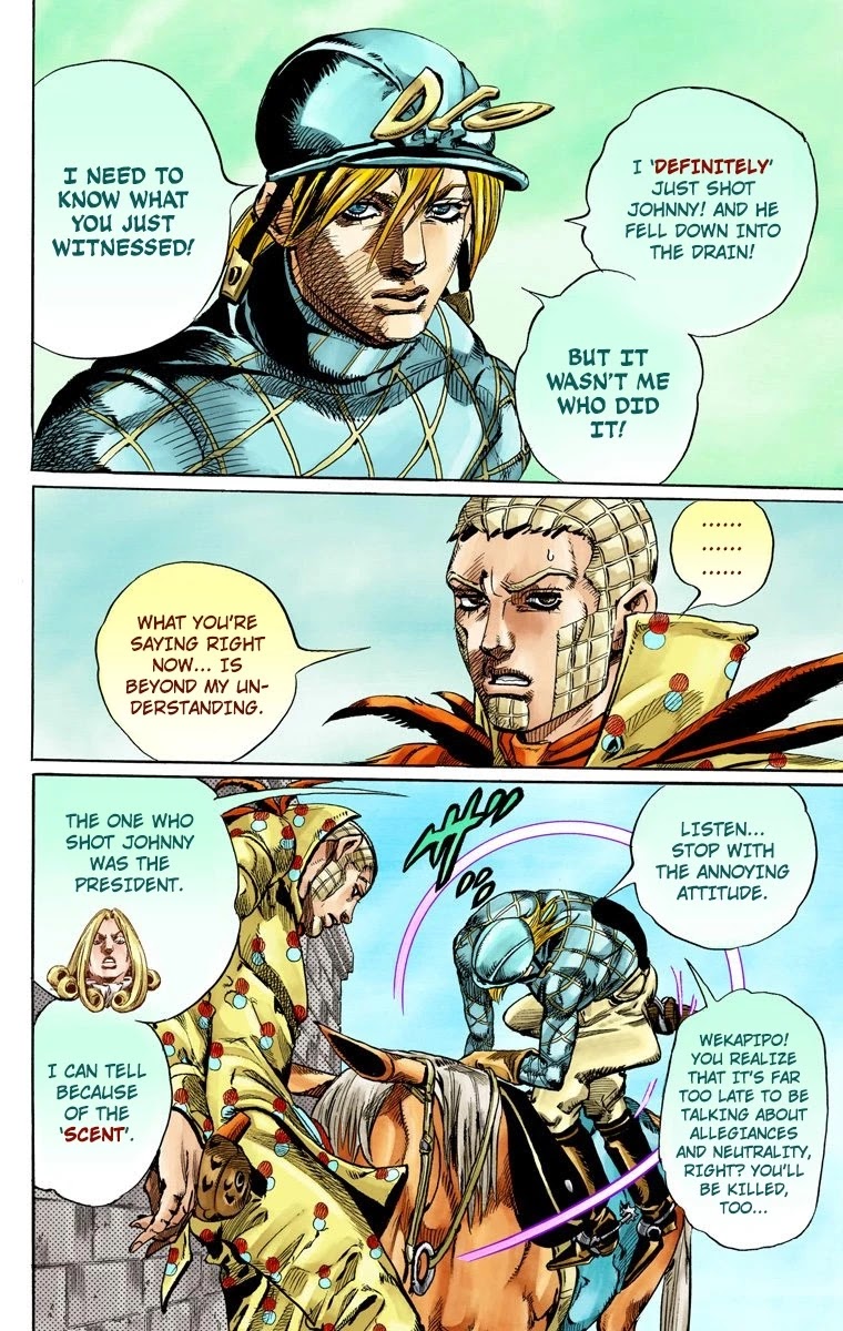 JoJo's Bizarre Adventure Part 7 - Steel Ball Run (Official Colored) chapter 68 page 25