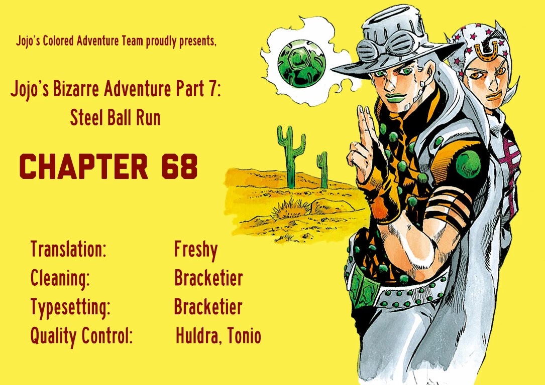 JoJo's Bizarre Adventure Part 7 - Steel Ball Run (Official Colored) chapter 68 page 42