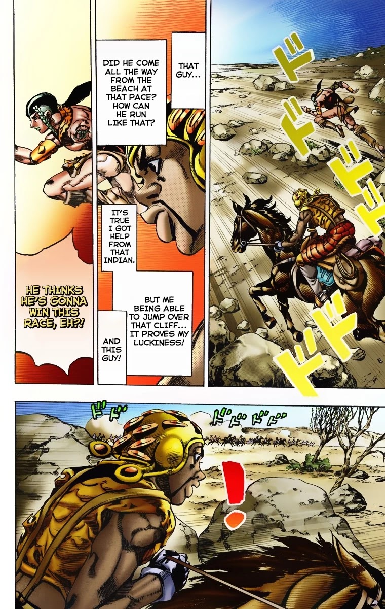 JoJo's Bizarre Adventure Part 7 - Steel Ball Run (Official Colored) chapter 7 page 13