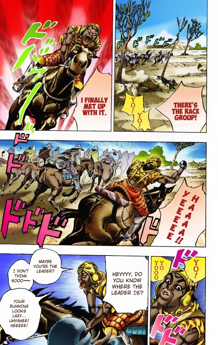 JoJo's Bizarre Adventure Part 7 - Steel Ball Run (Official Colored) chapter 7 page 14
