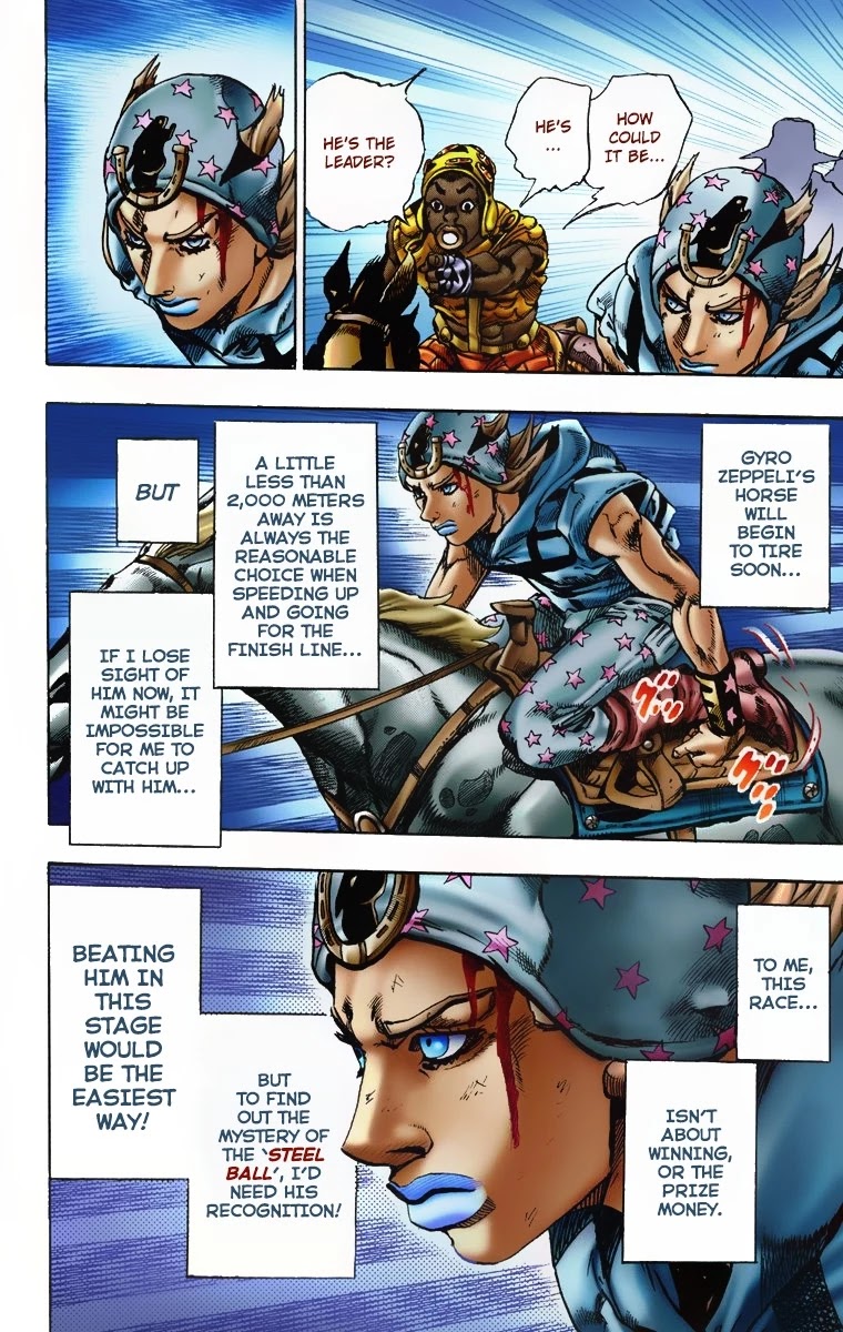 JoJo's Bizarre Adventure Part 7 - Steel Ball Run (Official Colored) chapter 7 page 16