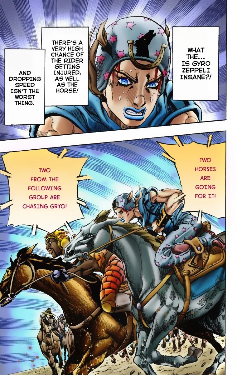 JoJo's Bizarre Adventure Part 7 - Steel Ball Run (Official Colored) chapter 7 page 21