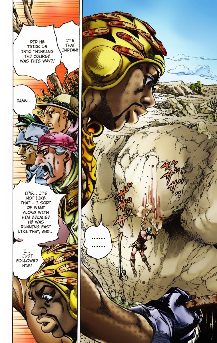 JoJo's Bizarre Adventure Part 7 - Steel Ball Run (Official Colored) chapter 7 page 8