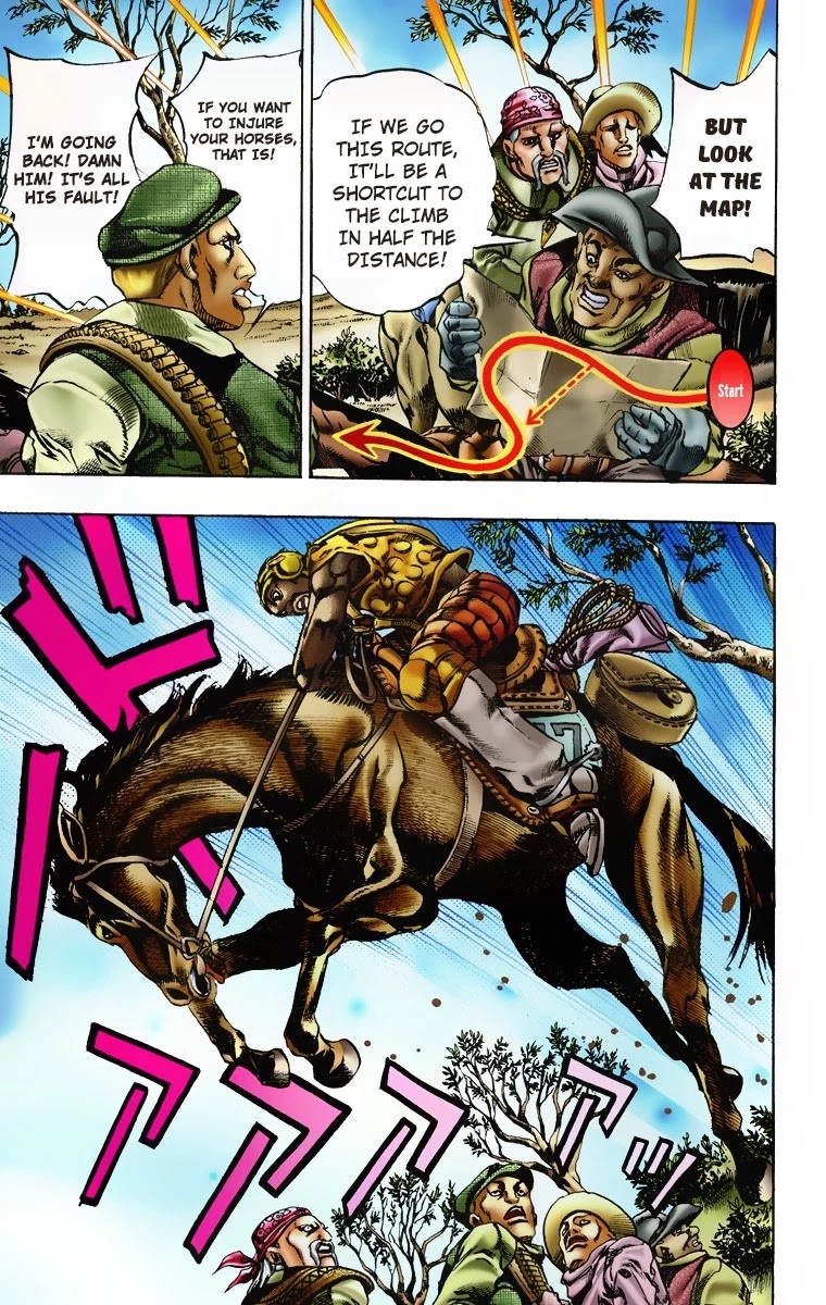 JoJo's Bizarre Adventure Part 7 - Steel Ball Run (Official Colored) chapter 7 page 9