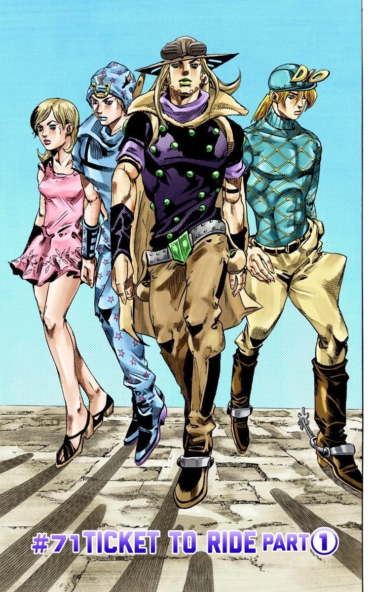 JoJo's Bizarre Adventure Part 7 - Steel Ball Run (Official Colored) chapter 71 page 2