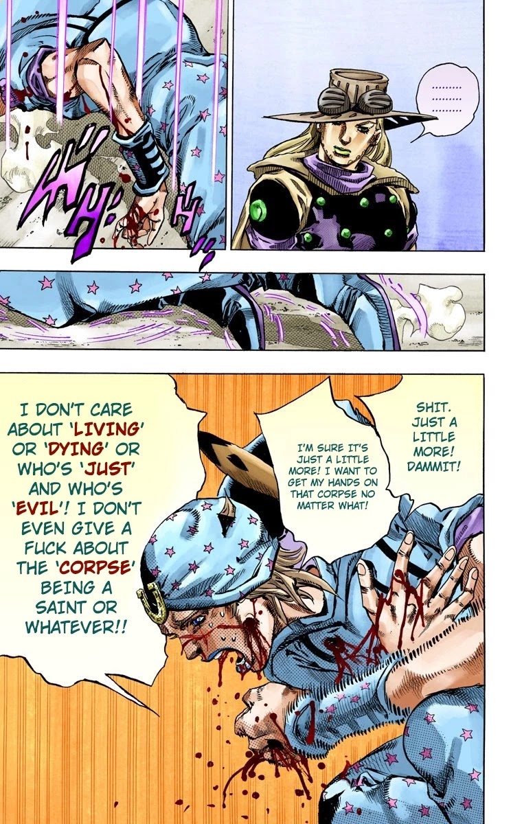 JoJo's Bizarre Adventure Part 7 - Steel Ball Run (Official Colored) chapter 72 page 15