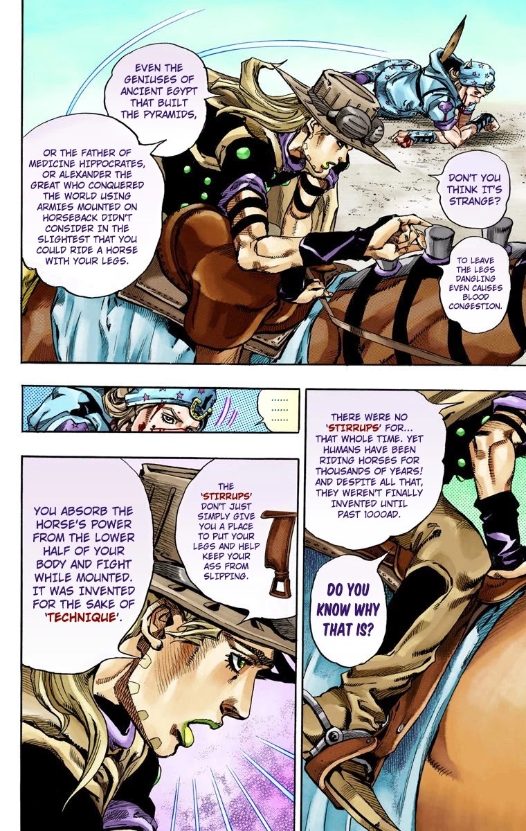 JoJo's Bizarre Adventure Part 7 - Steel Ball Run (Official Colored) chapter 72 page 18
