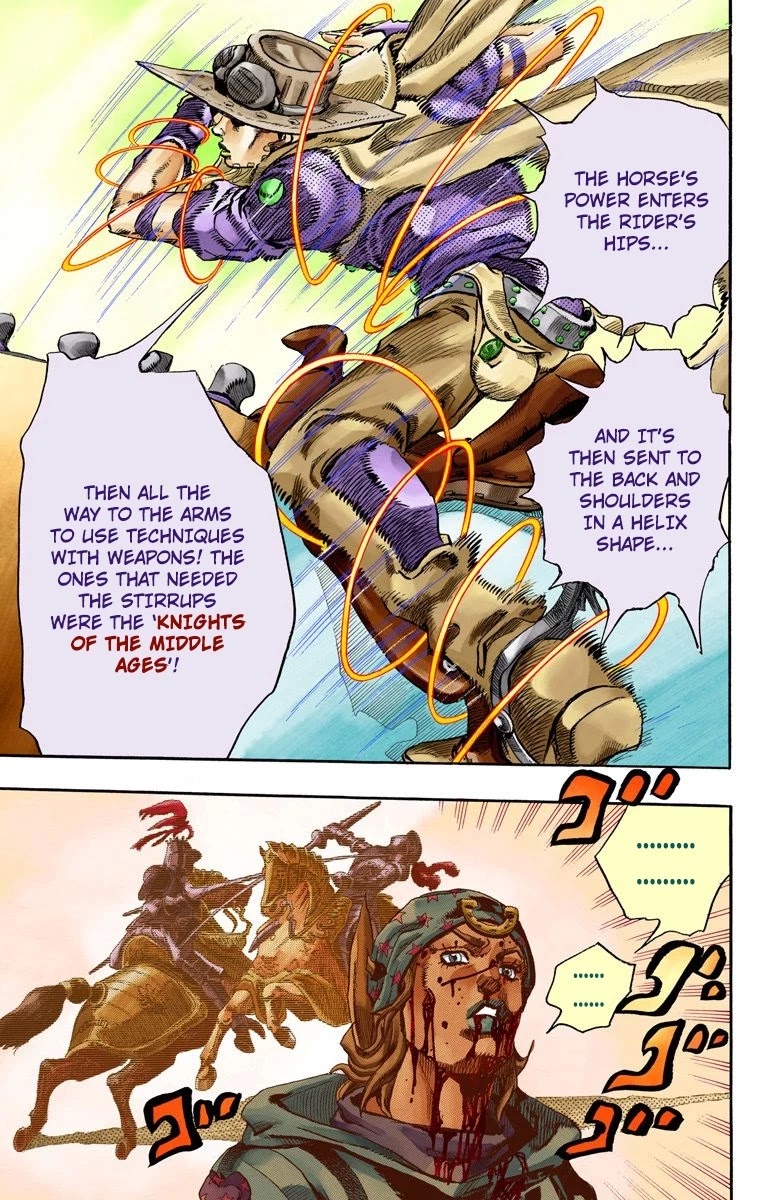 JoJo's Bizarre Adventure Part 7 - Steel Ball Run (Official Colored) chapter 72 page 19