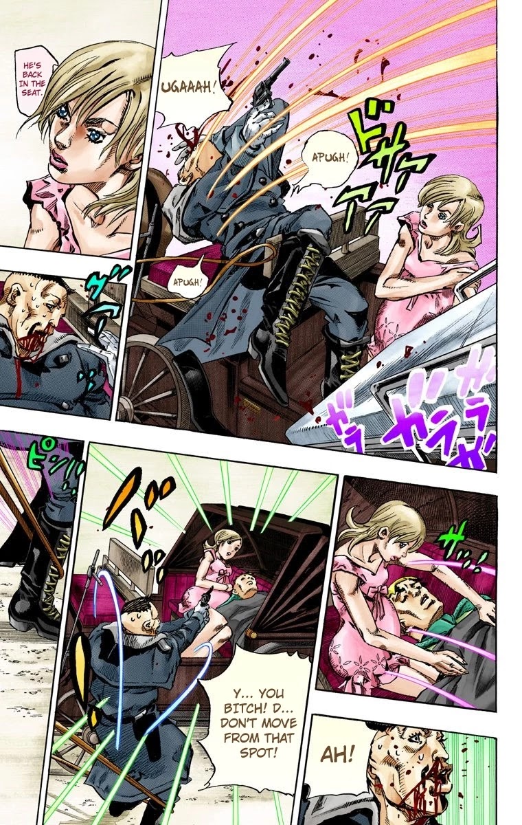 JoJo's Bizarre Adventure Part 7 - Steel Ball Run (Official Colored) chapter 72 page 30