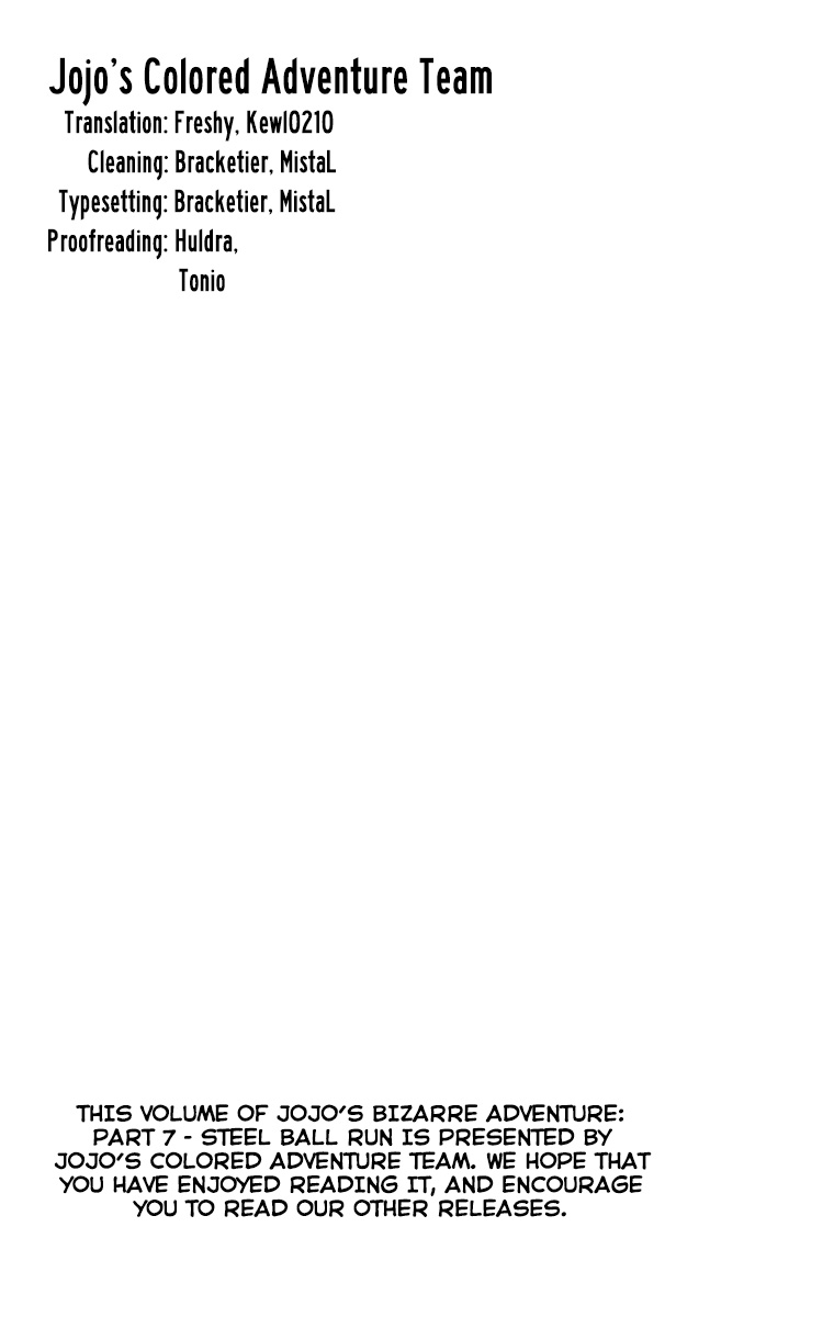 JoJo's Bizarre Adventure Part 7 - Steel Ball Run (Official Colored) chapter 72 page 46