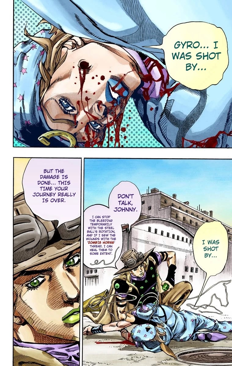 JoJo's Bizarre Adventure Part 7 - Steel Ball Run (Official Colored) chapter 72 page 6