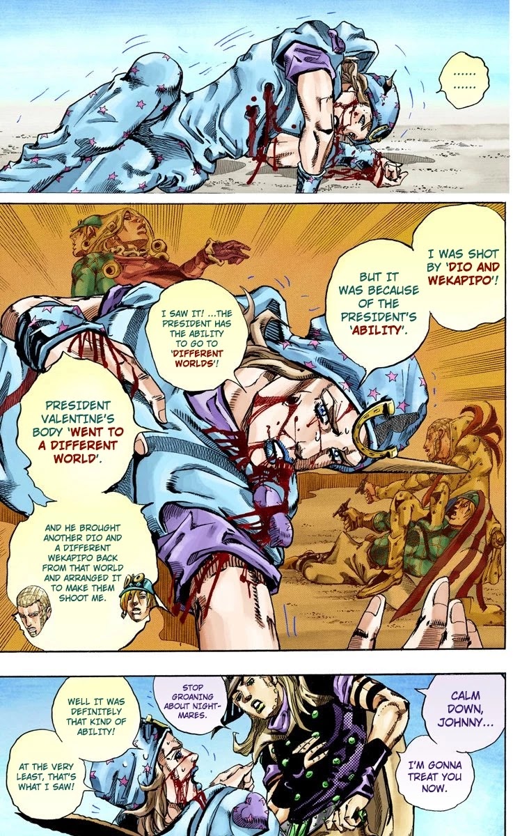JoJo's Bizarre Adventure Part 7 - Steel Ball Run (Official Colored) chapter 72 page 7