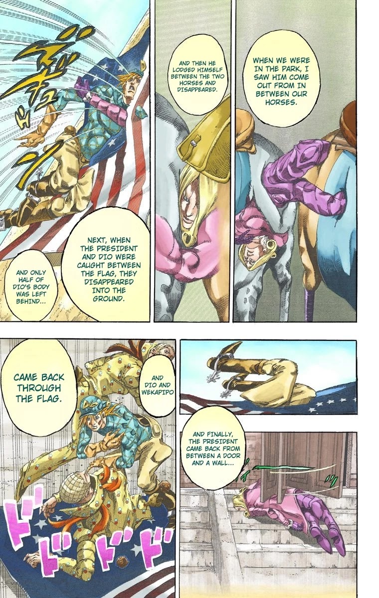 JoJo's Bizarre Adventure Part 7 - Steel Ball Run (Official Colored) chapter 72 page 9