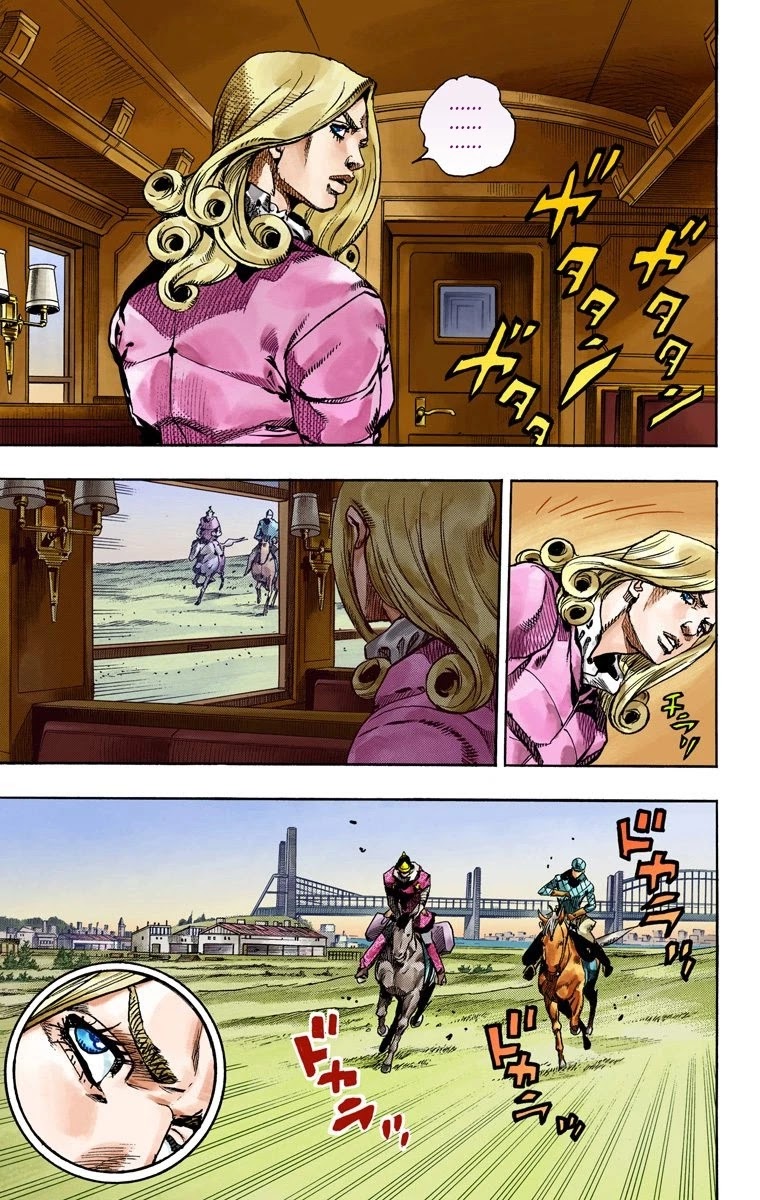 JoJo's Bizarre Adventure Part 7 - Steel Ball Run (Official Colored) chapter 74 page 15