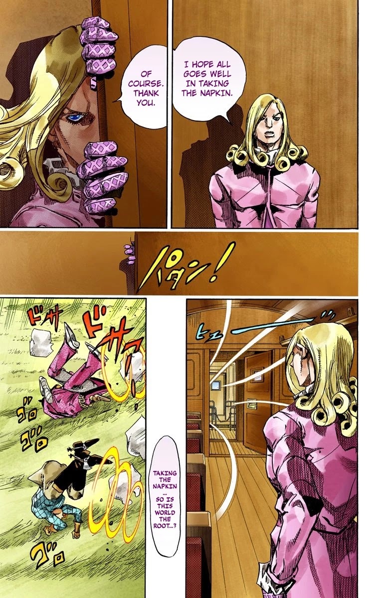 JoJo's Bizarre Adventure Part 7 - Steel Ball Run (Official Colored) chapter 74 page 23