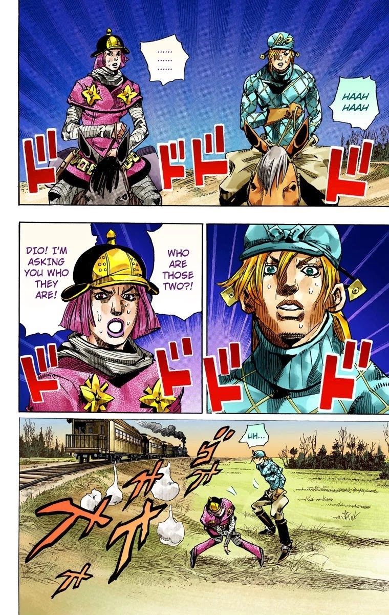 JoJo's Bizarre Adventure Part 7 - Steel Ball Run (Official Colored) chapter 74 page 25
