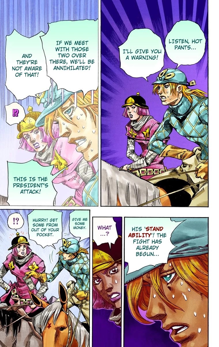 JoJo's Bizarre Adventure Part 7 - Steel Ball Run (Official Colored) chapter 74 page 26