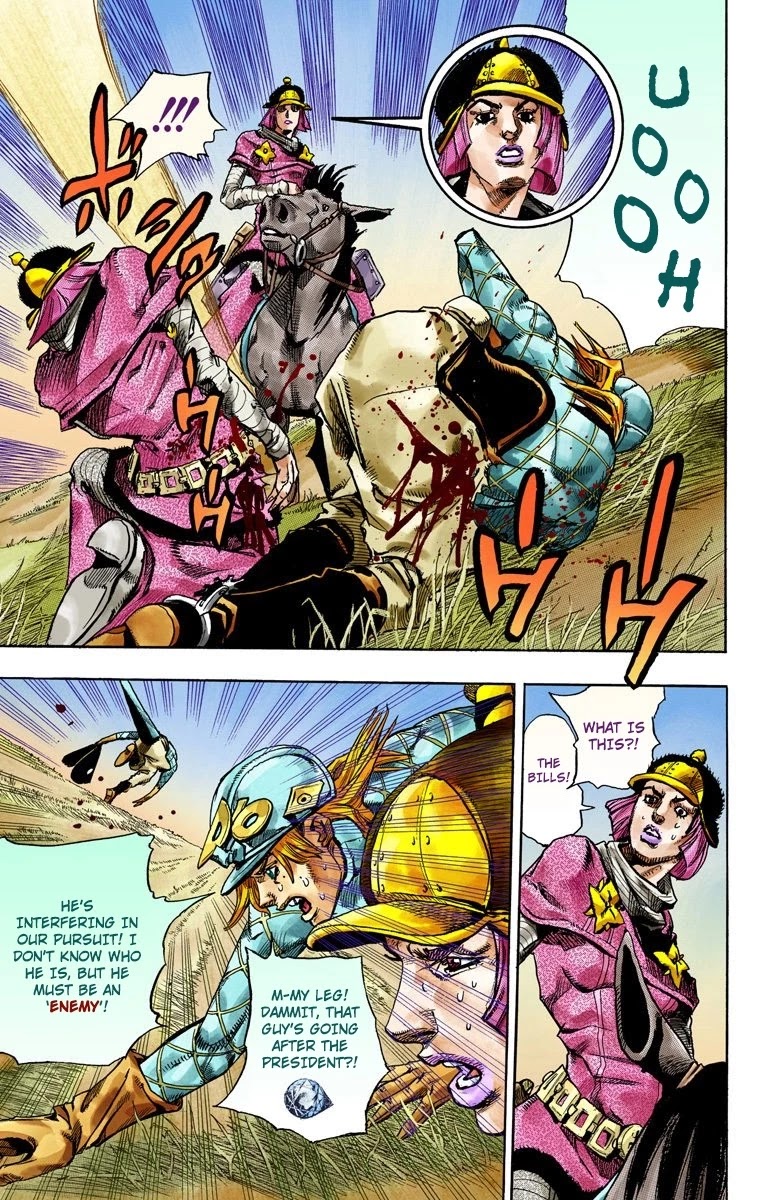 JoJo's Bizarre Adventure Part 7 - Steel Ball Run (Official Colored) chapter 74 page 31