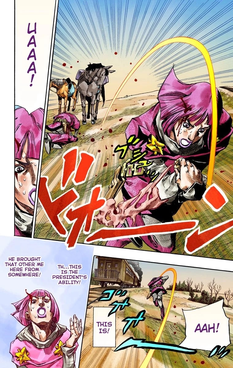 JoJo's Bizarre Adventure Part 7 - Steel Ball Run (Official Colored) chapter 74 page 43