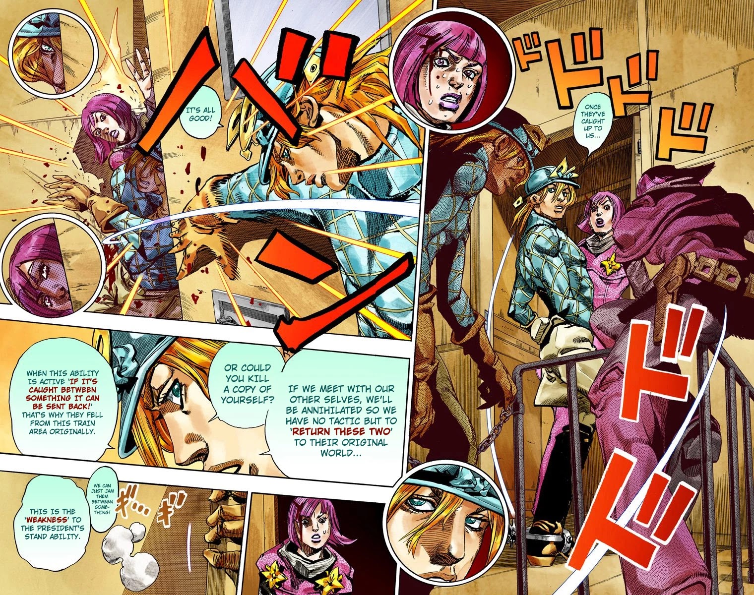 JoJo's Bizarre Adventure Part 7 - Steel Ball Run (Official Colored) chapter 74 page 46
