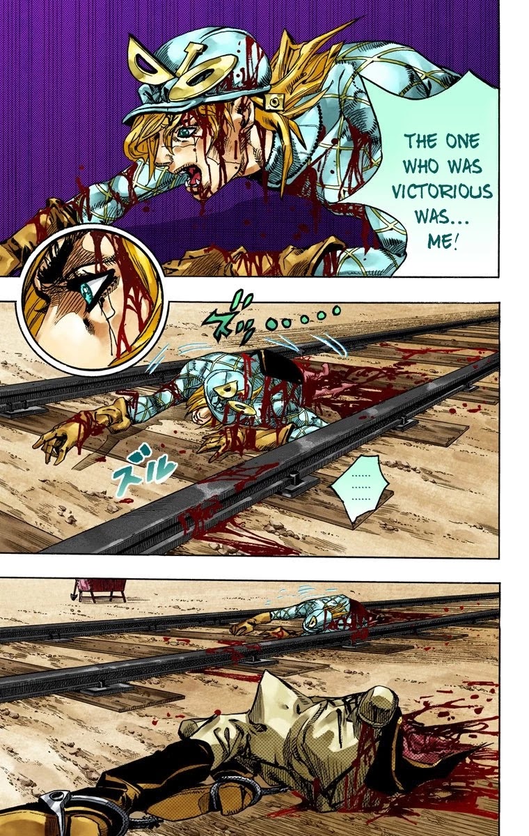 JoJo's Bizarre Adventure Part 7 - Steel Ball Run (Official Colored) chapter 76 page 10