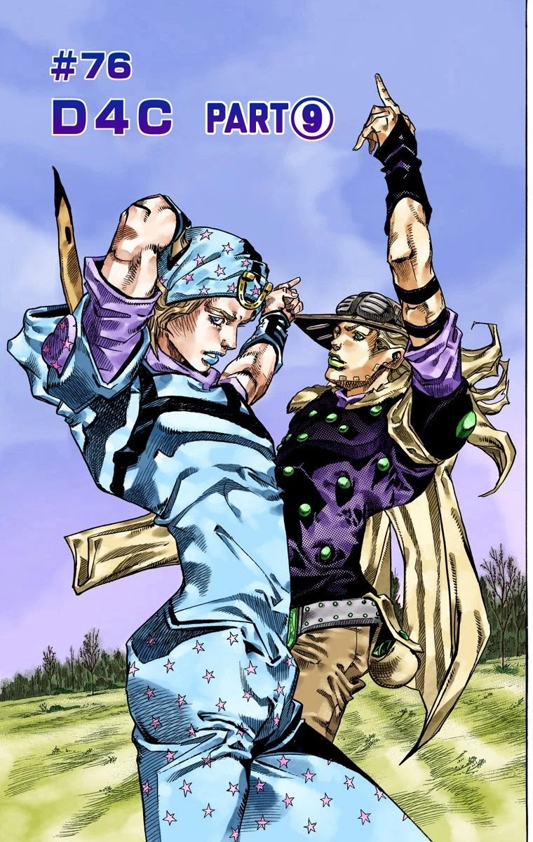JoJo's Bizarre Adventure Part 7 - Steel Ball Run (Official Colored) chapter 76 page 2