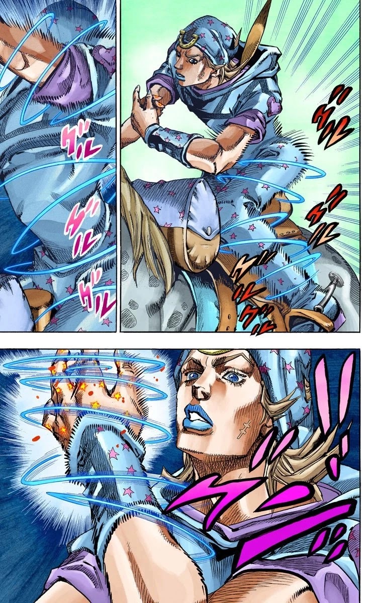 JoJo's Bizarre Adventure Part 7 - Steel Ball Run (Official Colored) chapter 76 page 20