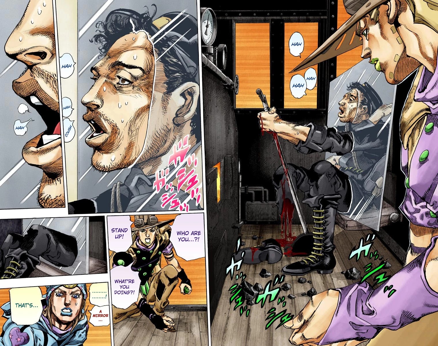 JoJo's Bizarre Adventure Part 7 - Steel Ball Run (Official Colored) chapter 78 page 12
