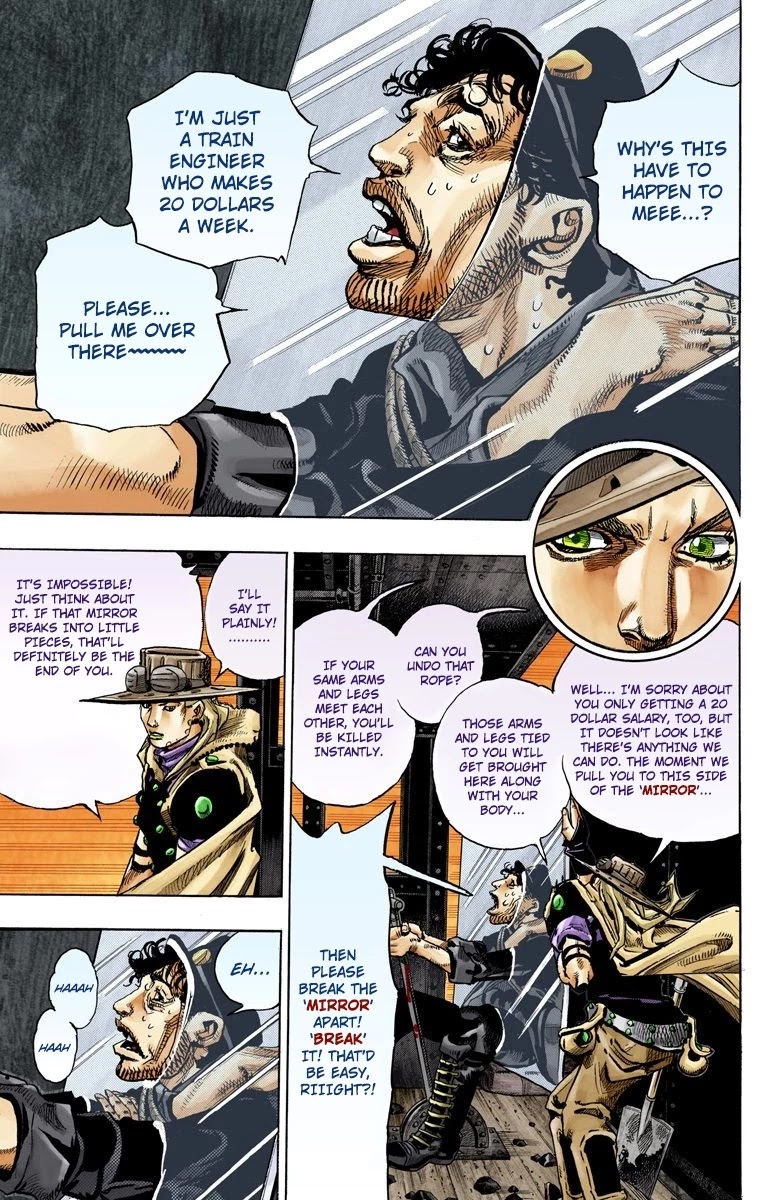 JoJo's Bizarre Adventure Part 7 - Steel Ball Run (Official Colored) chapter 78 page 20