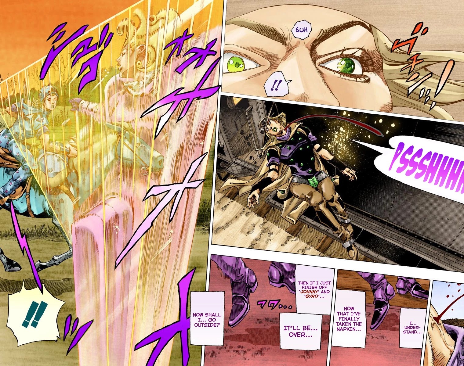 JoJo's Bizarre Adventure Part 7 - Steel Ball Run (Official Colored) chapter 78 page 42