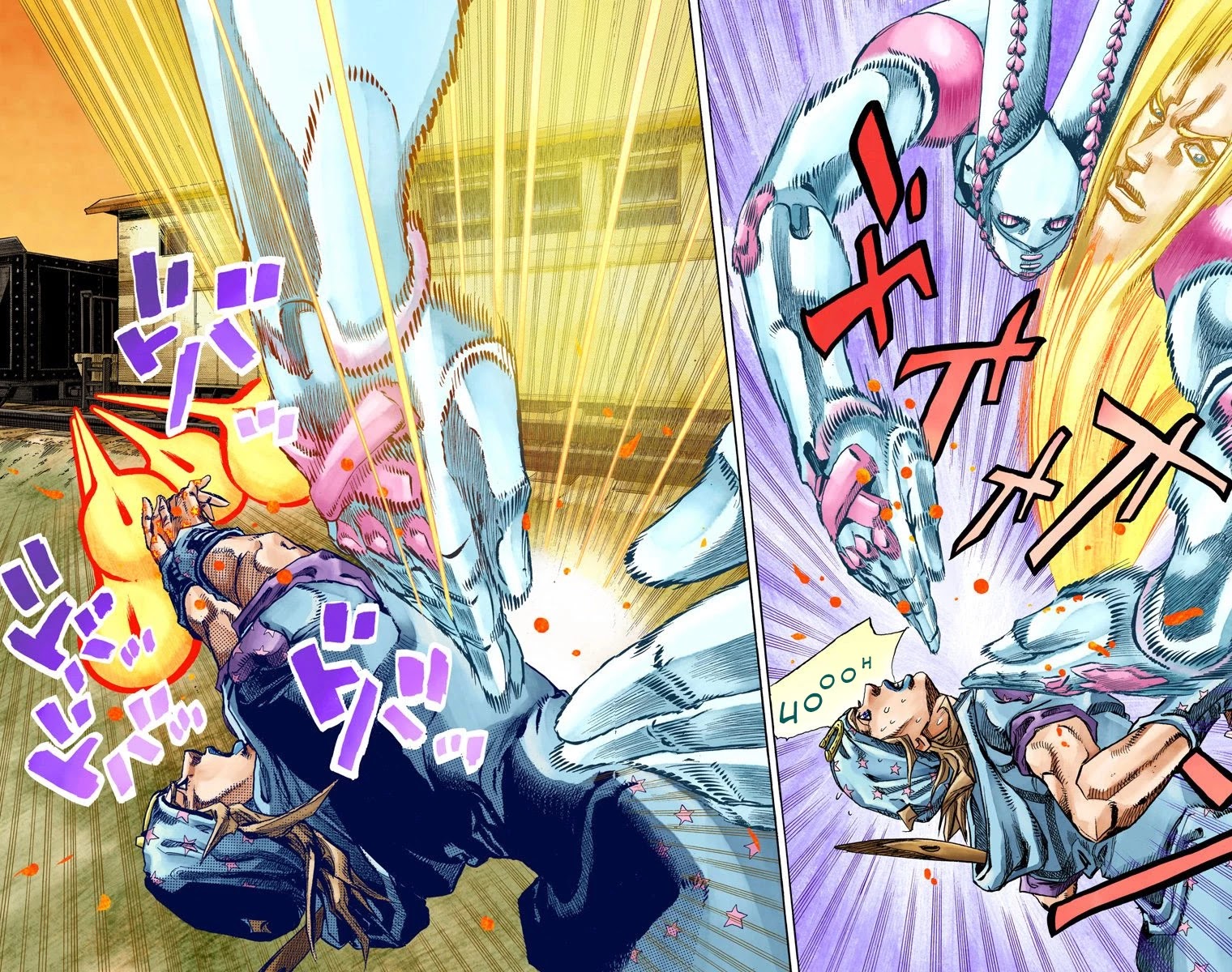 JoJo's Bizarre Adventure Part 7 - Steel Ball Run (Official Colored) chapter 79 page 22