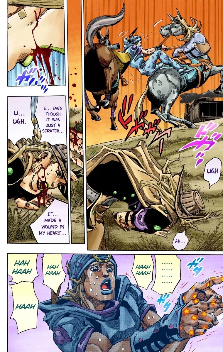 JoJo's Bizarre Adventure Part 7 - Steel Ball Run (Official Colored) chapter 79 page 27