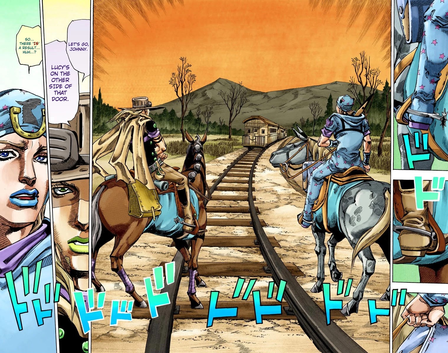 JoJo's Bizarre Adventure Part 7 - Steel Ball Run (Official Colored) chapter 79 page 37