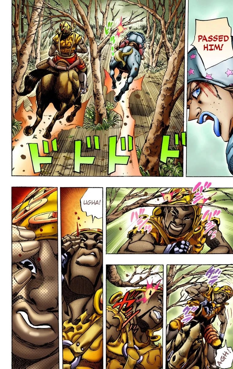JoJo's Bizarre Adventure Part 7 - Steel Ball Run (Official Colored) chapter 8 page 10