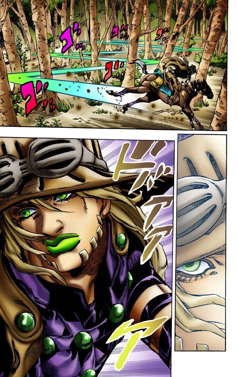 JoJo's Bizarre Adventure Part 7 - Steel Ball Run (Official Colored) chapter 8 page 13