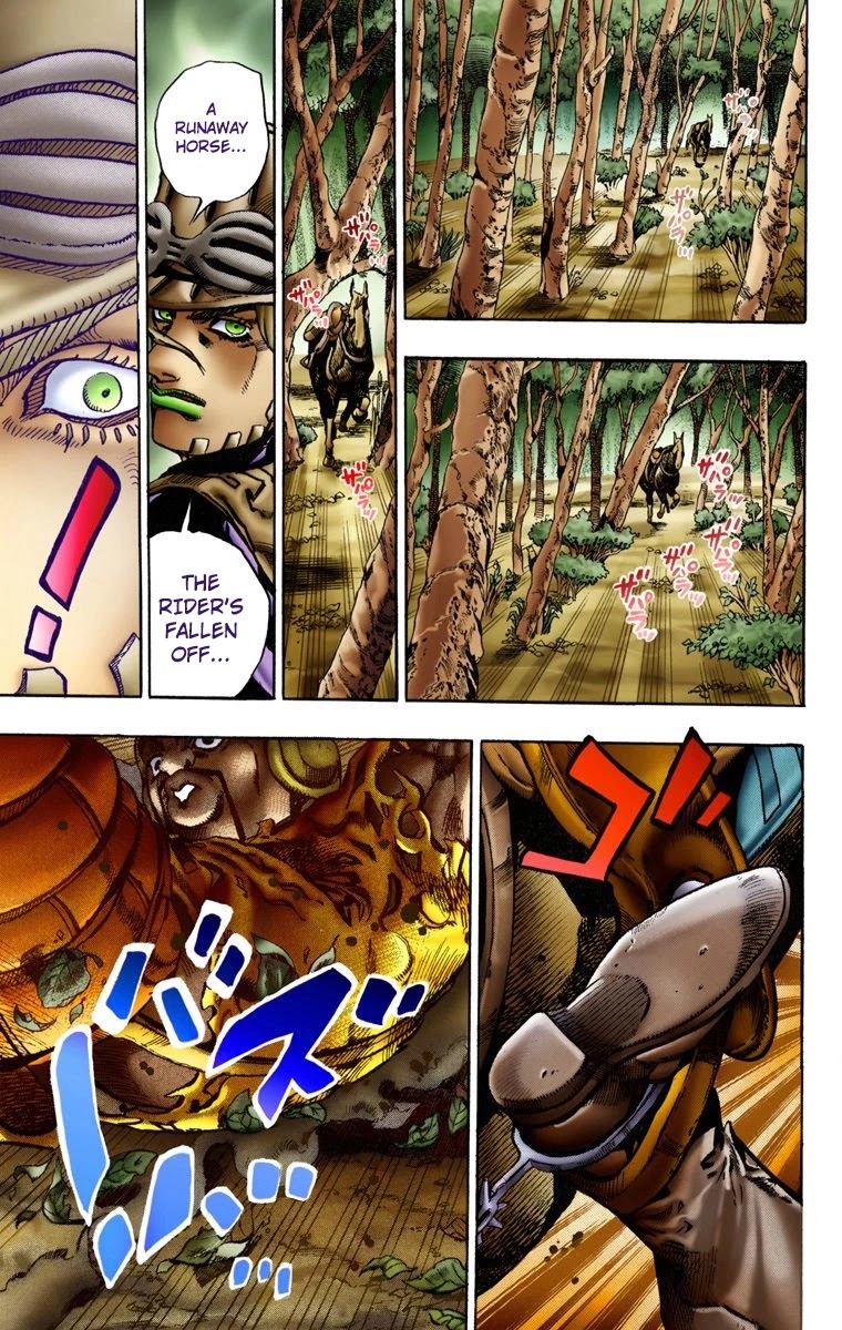 JoJo's Bizarre Adventure Part 7 - Steel Ball Run (Official Colored) chapter 8 page 15