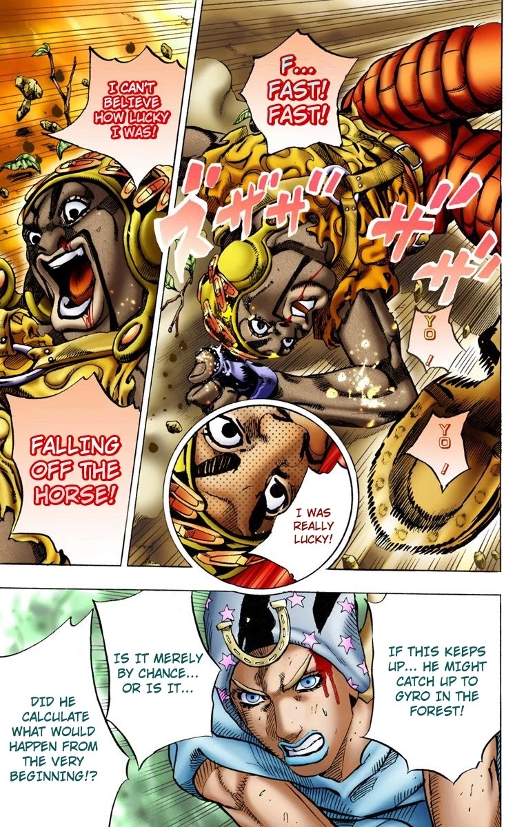 JoJo's Bizarre Adventure Part 7 - Steel Ball Run (Official Colored) chapter 8 page 18