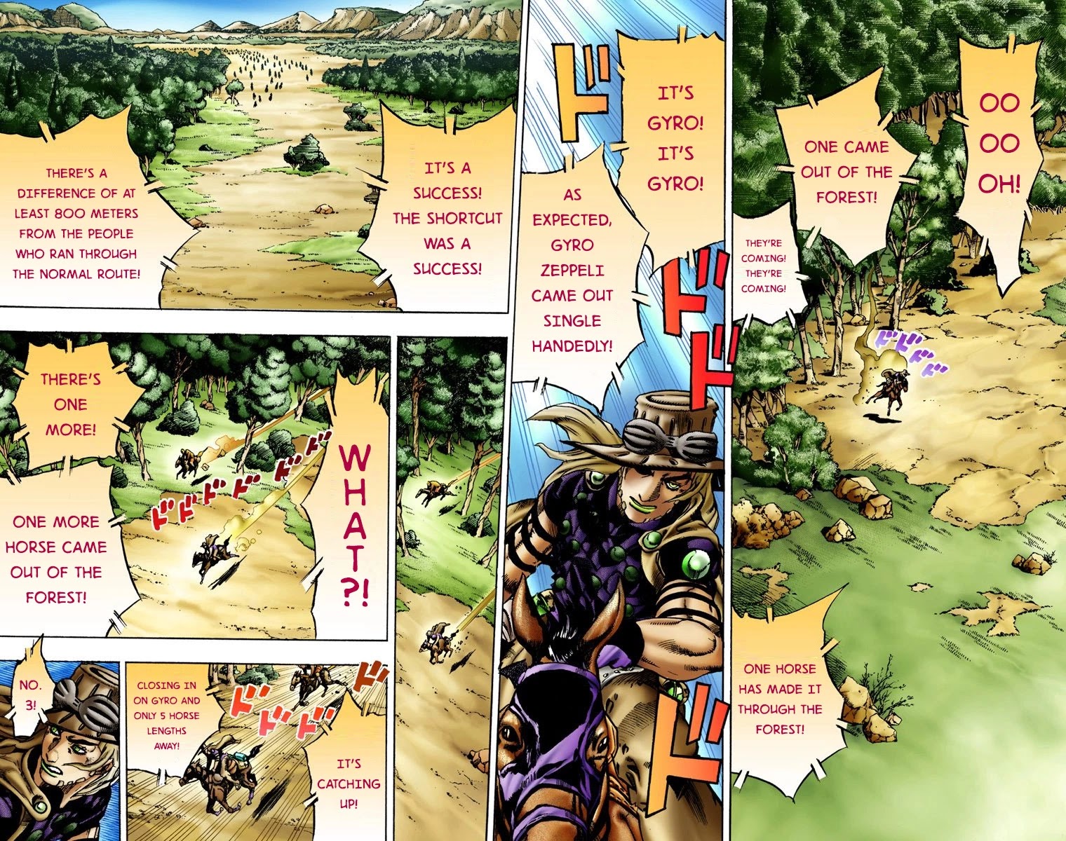 JoJo's Bizarre Adventure Part 7 - Steel Ball Run (Official Colored) chapter 8 page 25