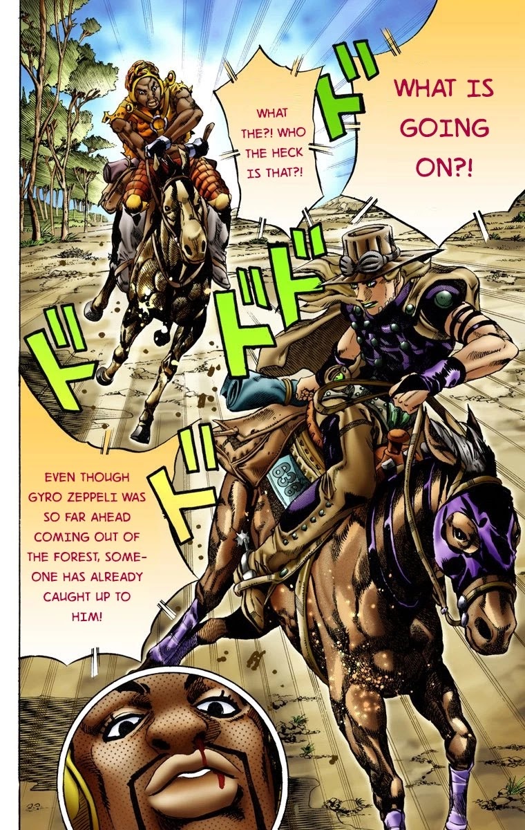 JoJo's Bizarre Adventure Part 7 - Steel Ball Run (Official Colored) chapter 8 page 26