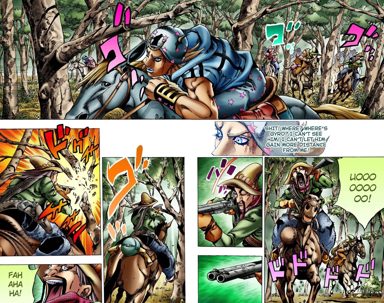 JoJo's Bizarre Adventure Part 7 - Steel Ball Run (Official Colored) chapter 8 page 4
