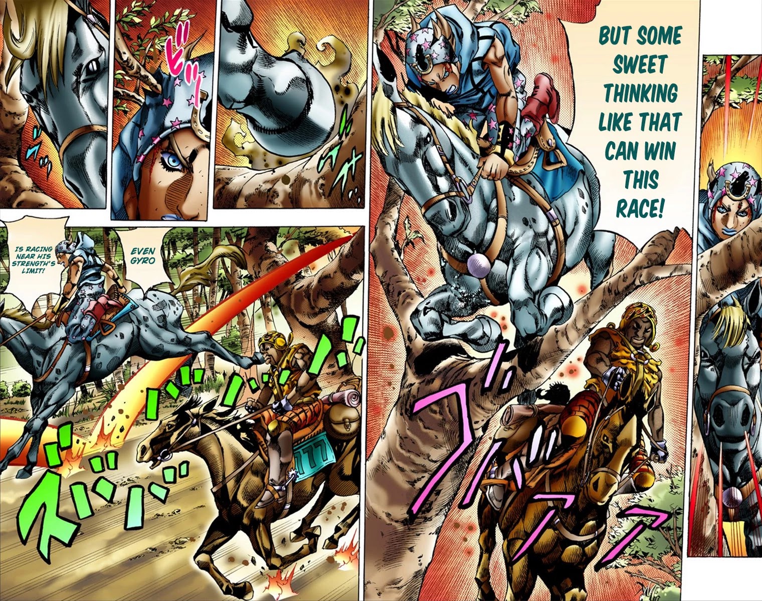 JoJo's Bizarre Adventure Part 7 - Steel Ball Run (Official Colored) chapter 8 page 9
