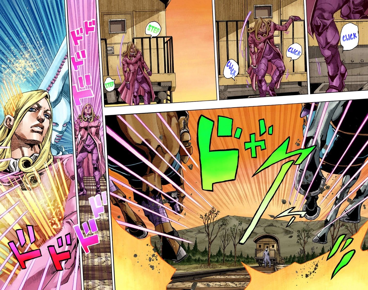 JoJo's Bizarre Adventure Part 7 - Steel Ball Run (Official Colored) chapter 80 page 14