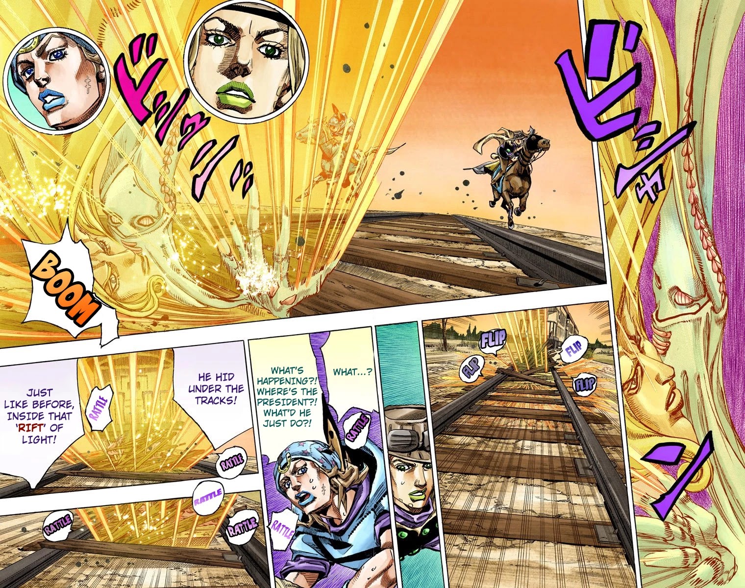 JoJo's Bizarre Adventure Part 7 - Steel Ball Run (Official Colored) chapter 80 page 16