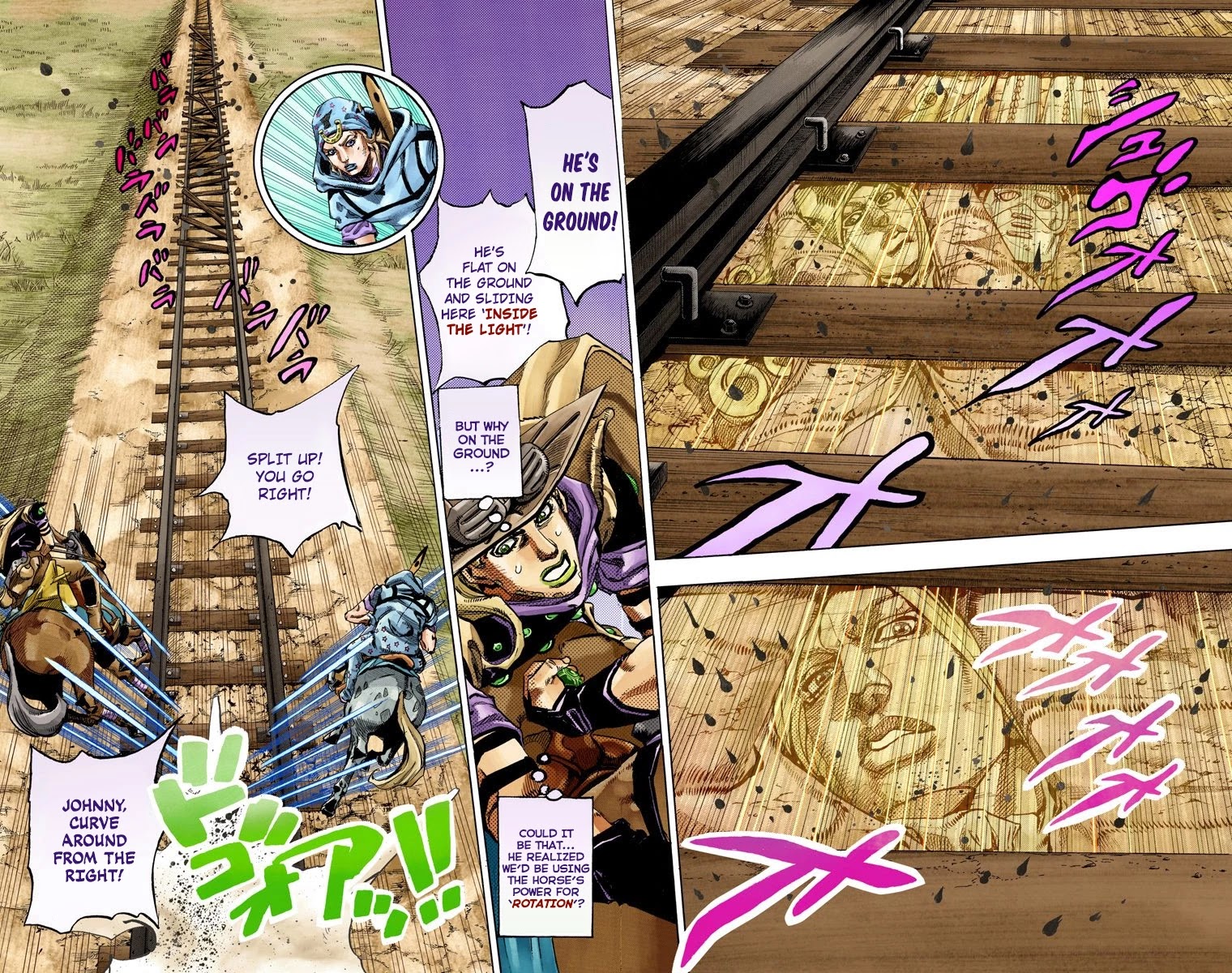 JoJo's Bizarre Adventure Part 7 - Steel Ball Run (Official Colored) chapter 80 page 17