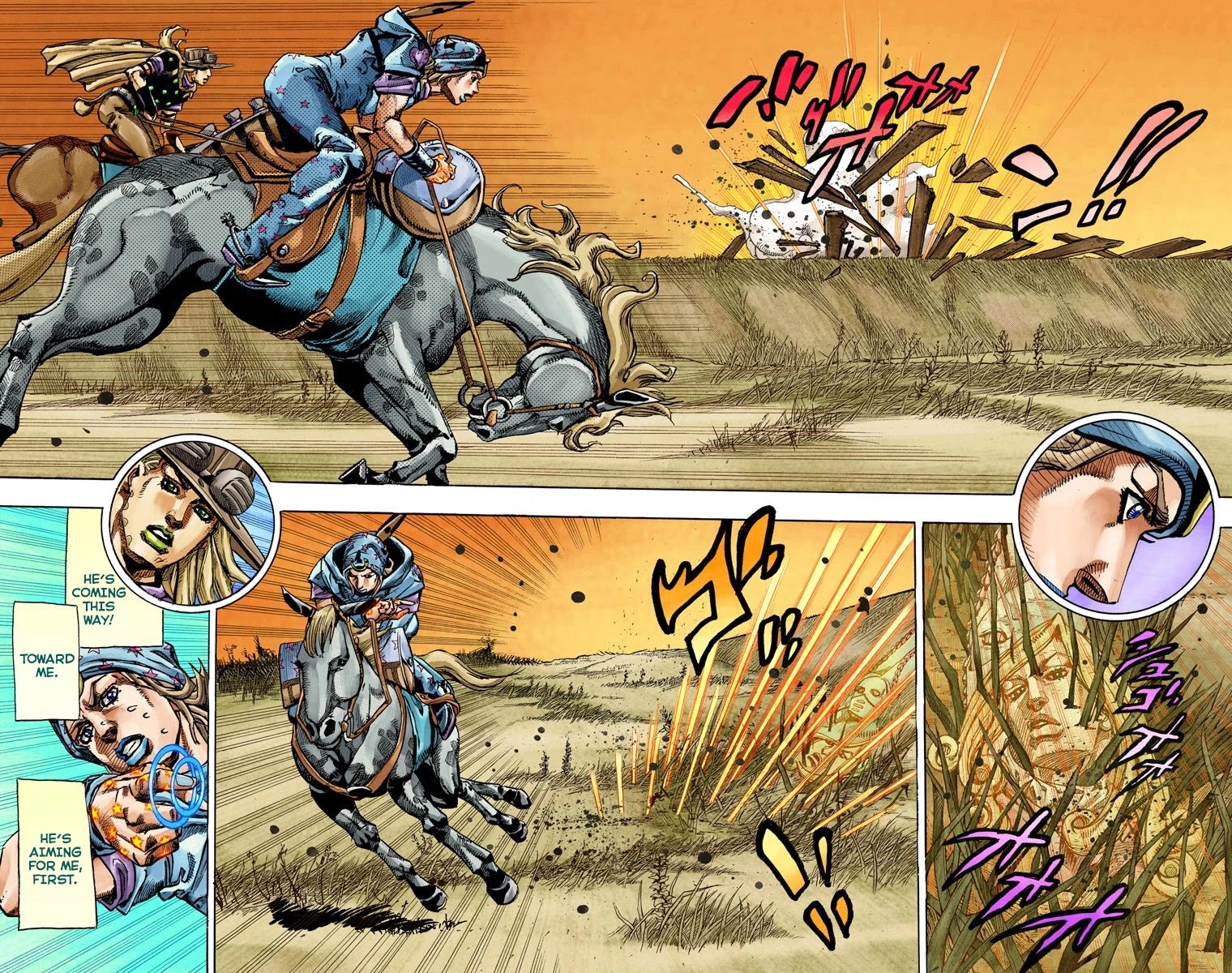 JoJo's Bizarre Adventure Part 7 - Steel Ball Run (Official Colored) chapter 80 page 18