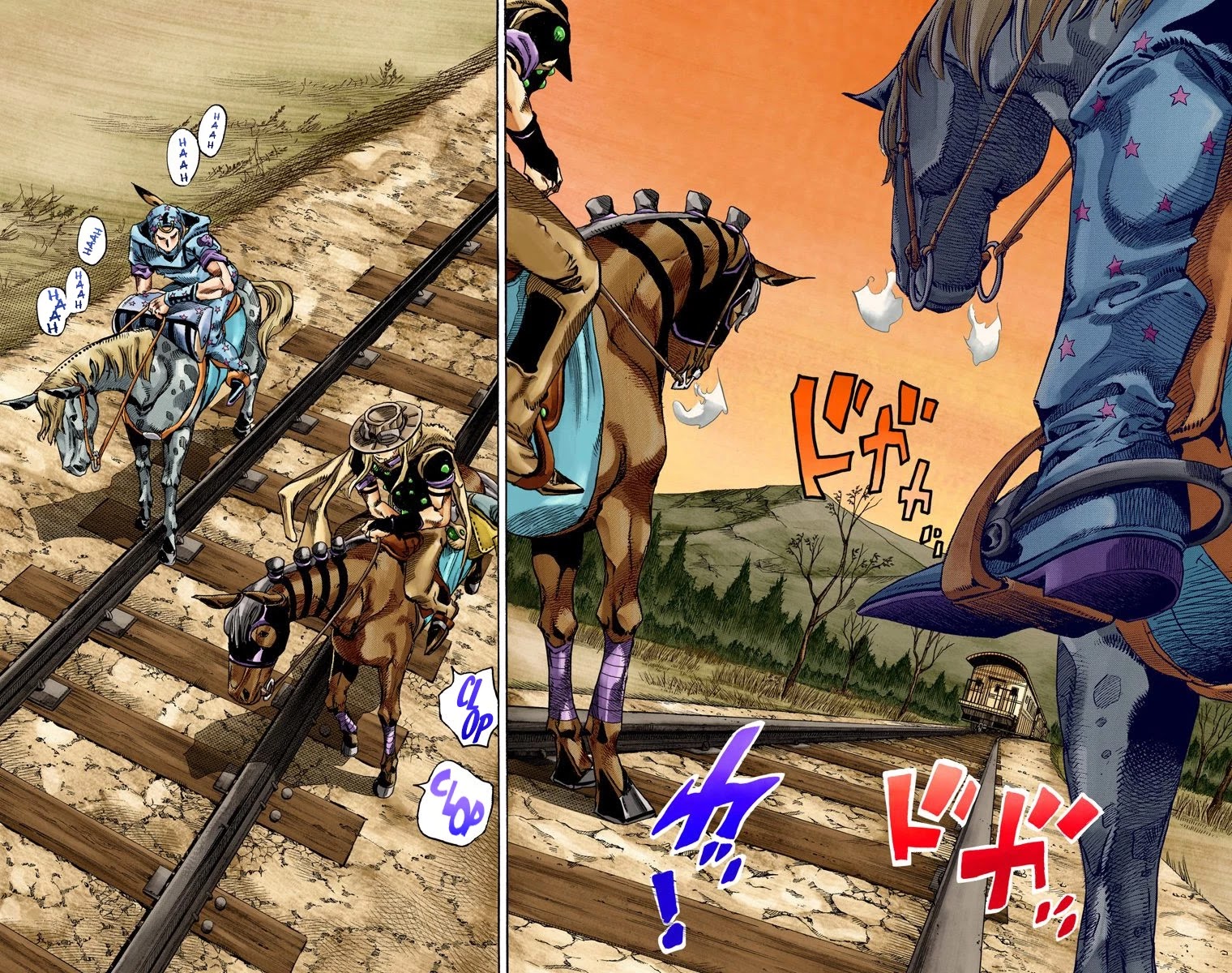JoJo's Bizarre Adventure Part 7 - Steel Ball Run (Official Colored) chapter 80 page 3