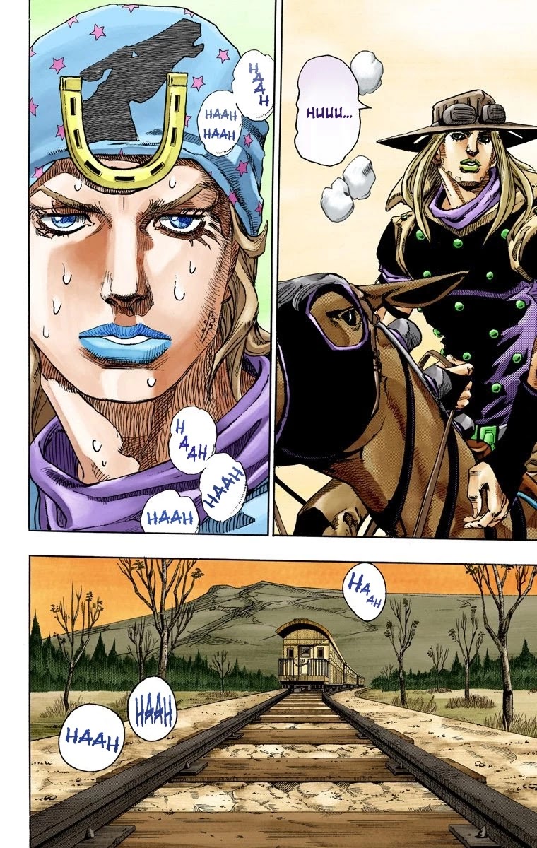 JoJo's Bizarre Adventure Part 7 - Steel Ball Run (Official Colored) chapter 80 page 4