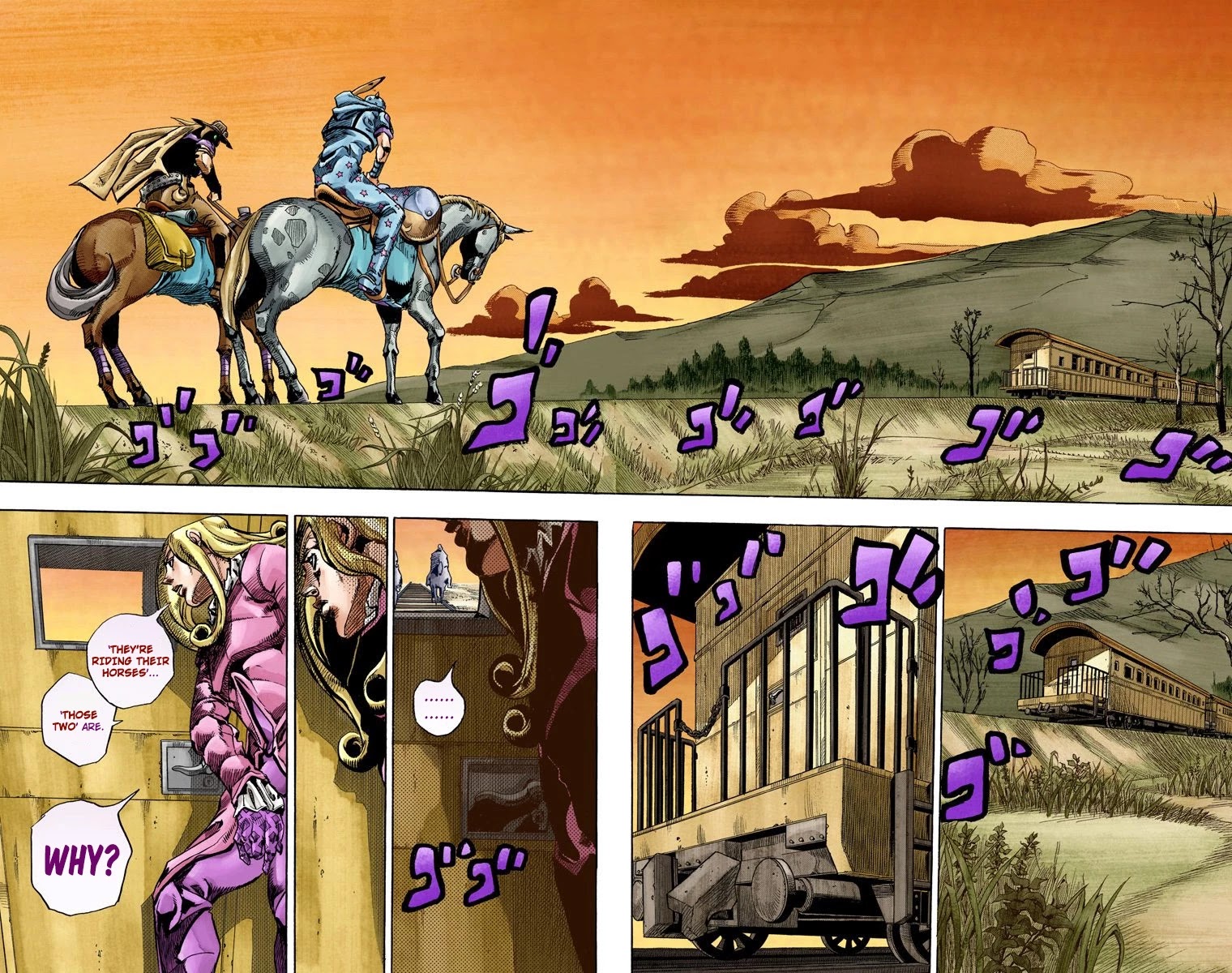 JoJo's Bizarre Adventure Part 7 - Steel Ball Run (Official Colored) chapter 80 page 8